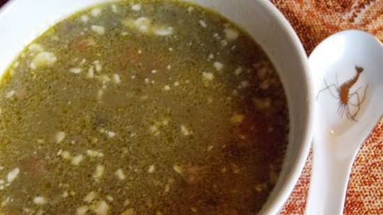 Sorrel kål suppe på en annen måte