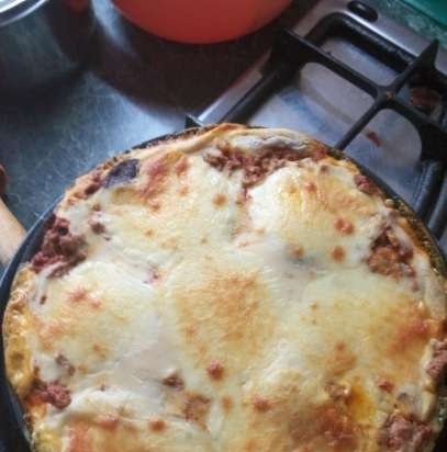 Lasagne with meat and mushrooms (Multicuisine DeLonghi)