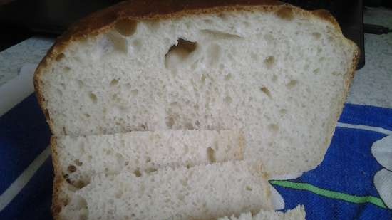 Pane di grano "Lacy" con lievito madre