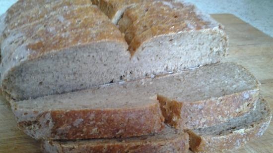 Brewed aromatic bran bread