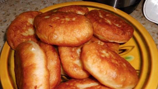 Tartas fritas (masa de levadura choux)