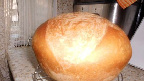 Cuban bread (in the oven)