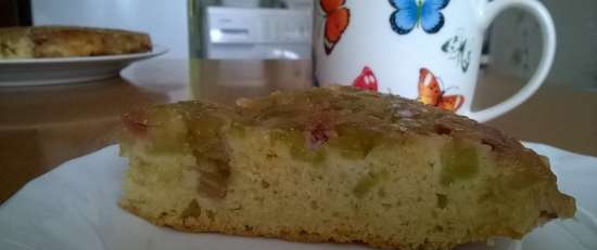 Flip Pie con rabarbaro e cardamomo