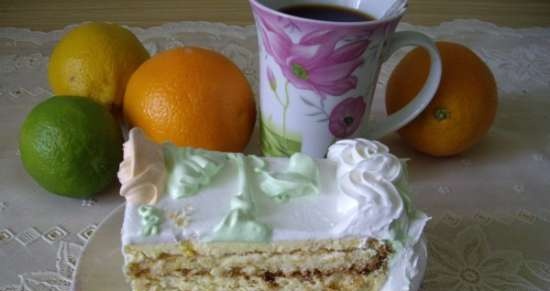 Citruscake (sinaasappel, citroen, limoen)