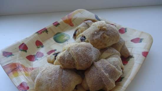 Bagel di lievito di sabbia con marmellata