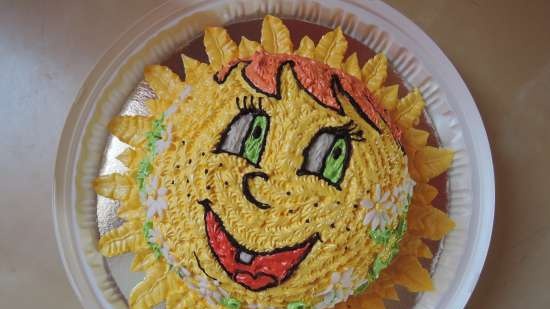 Smilies, sunshine (cakes)