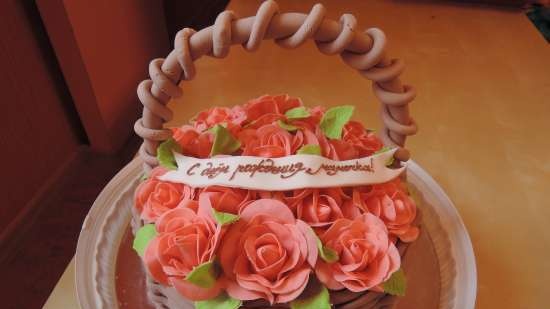 Mga cake ng bulaklak