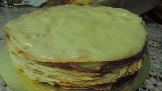 Pastel de Napoleón suave (clase magistral)