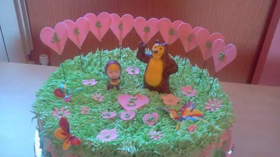 Torte basate sul cartone animato Masha e Orso