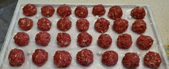 Meatballs with BBQ sauce (Multicuisine DeLonghi)