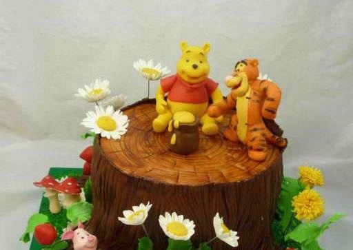 Torte basate sul cartone animato Winnie the Pooh e tutto, tutto, tutto