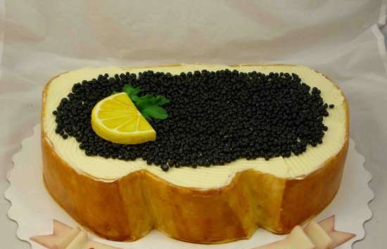 Barili e panini con caviale (torte)