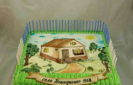 City. Garden. Country house. Vegetable garden (cakes)