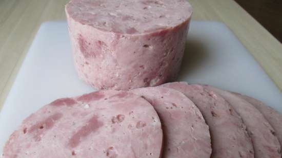 Chicken and pork ham in Tescoma ham maker