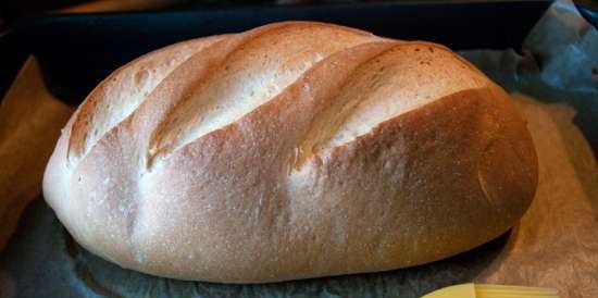 Cold fermented wheat bread