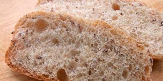 Bread with bran and seeds