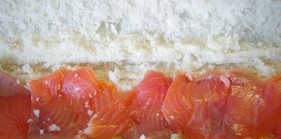 Baguette ripiene di salmone e formaggio