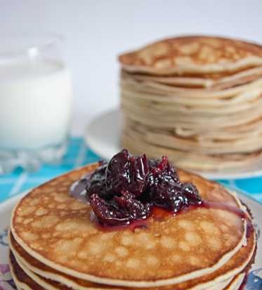 Ostemasse pannekaker Quarkpfannkuchen