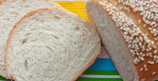 Cold fermented wheat bread