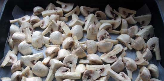 Ingelegde champignons Pittig