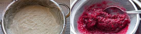 Cranberry ice cream (Brand 3812 ice cream maker)