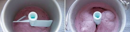 Cranberry ice cream (Brand 3812 ice cream maker)