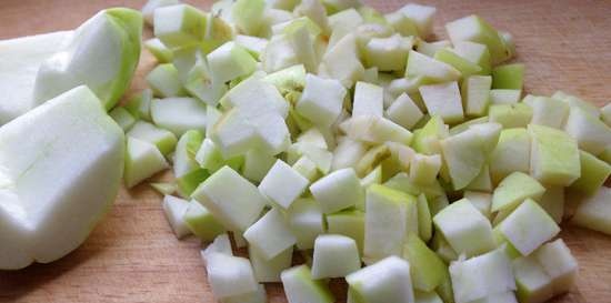 Pastel de manzana y coco