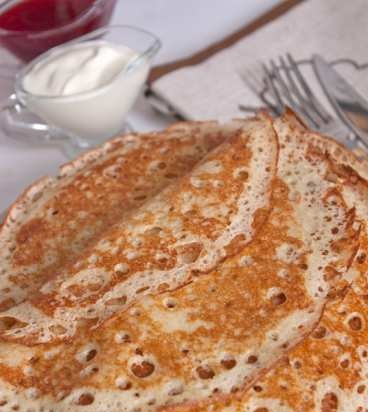 Creps amb nata muntada d’Elena Molokhovets