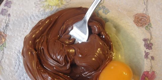 Nutellotti - sjokoladekakekaker med tre ingredienser