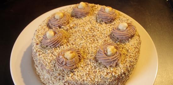 Rolcake met roomkaas en nutella