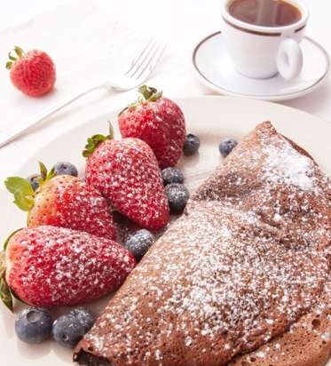 Frittelle al cioccolato con soufflé