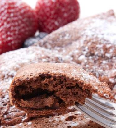 Creps de xocolata amb soufflé