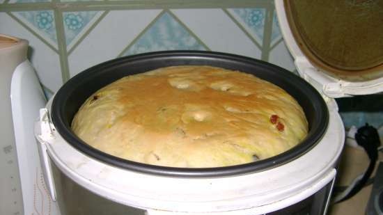 Kulich with Myasoedovskaya in the oven (master class)