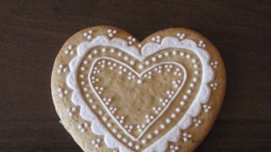 We decorate gingerbread cookies, cookies