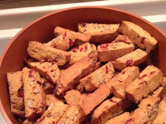 Biscotti de maíz y trigo