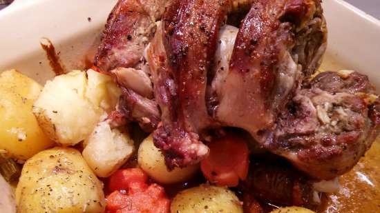 Jamie Oliver's Lamb Roast z niewielkimi odchyleniami