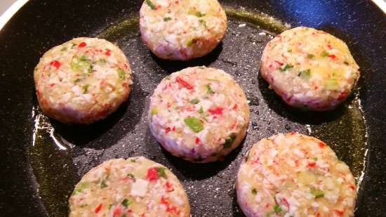 Potato Crab Cutlets with Salsa Based on Jamie Oliver's Recipe