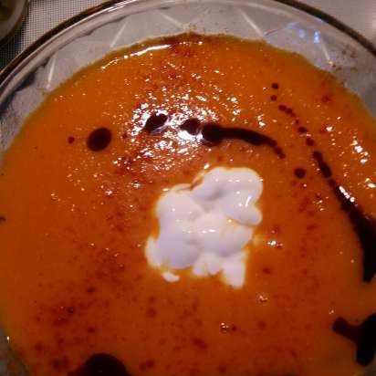 Sopa de crema de carbassa austríaca