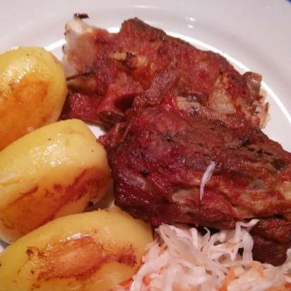 Stewed beef ribbs fra Jamie Oliver