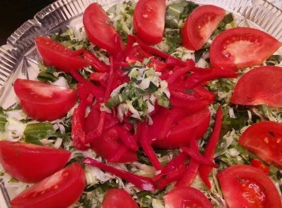 Insalata verde con aglio orsino