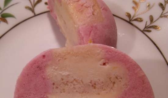 Pastís de mousse de maduixa