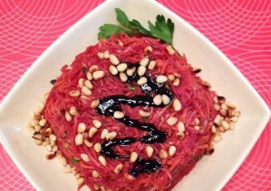 Beetroot, Carrot at Celery Root Salad