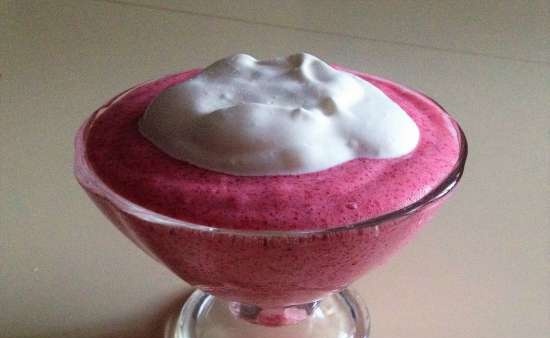 Cranberry mousse