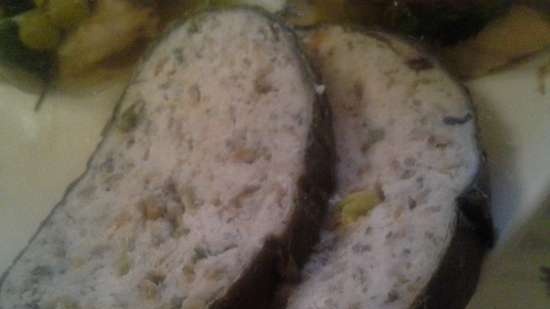 Stuffed pike in grape leaves from the movie Ognivo