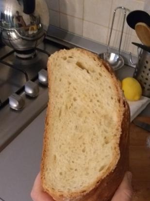 Shop loaf on kefir (bread maker and mini oven Steba KB-23 eco)