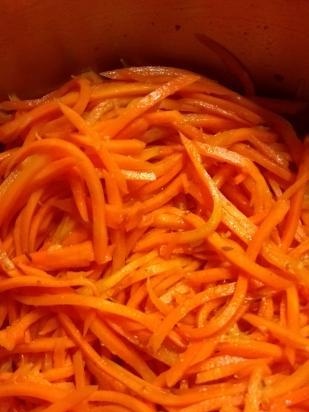 Blanched carrot carrots