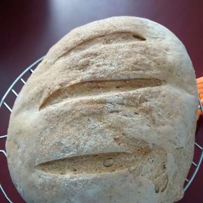 Pane di grano su pasta matura (autolievitazione)