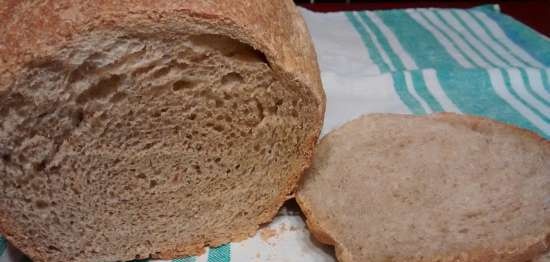 Whole Wheat 50:50 Impasto per Pane e Pizza (Peter Reinhart)