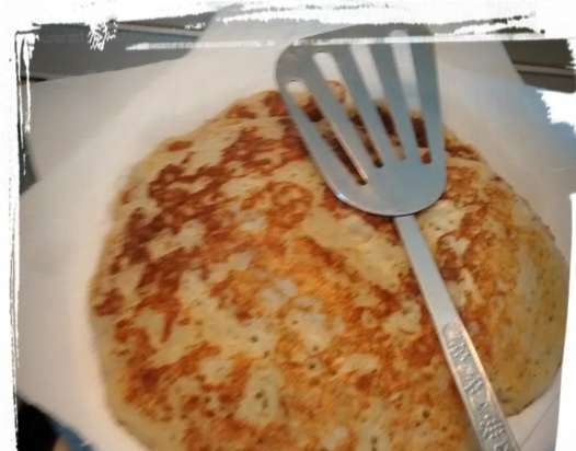 Mga pancake na hilaw na patatas