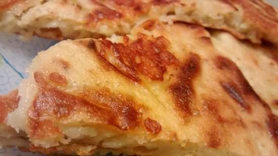 Khachapuri سريع بطريقة مختلفة في شواية ملامسة VVK